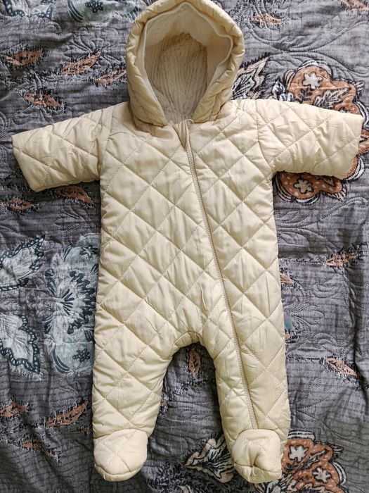 Стьоганий комбінезон для немовлят, на весну, розмір 62