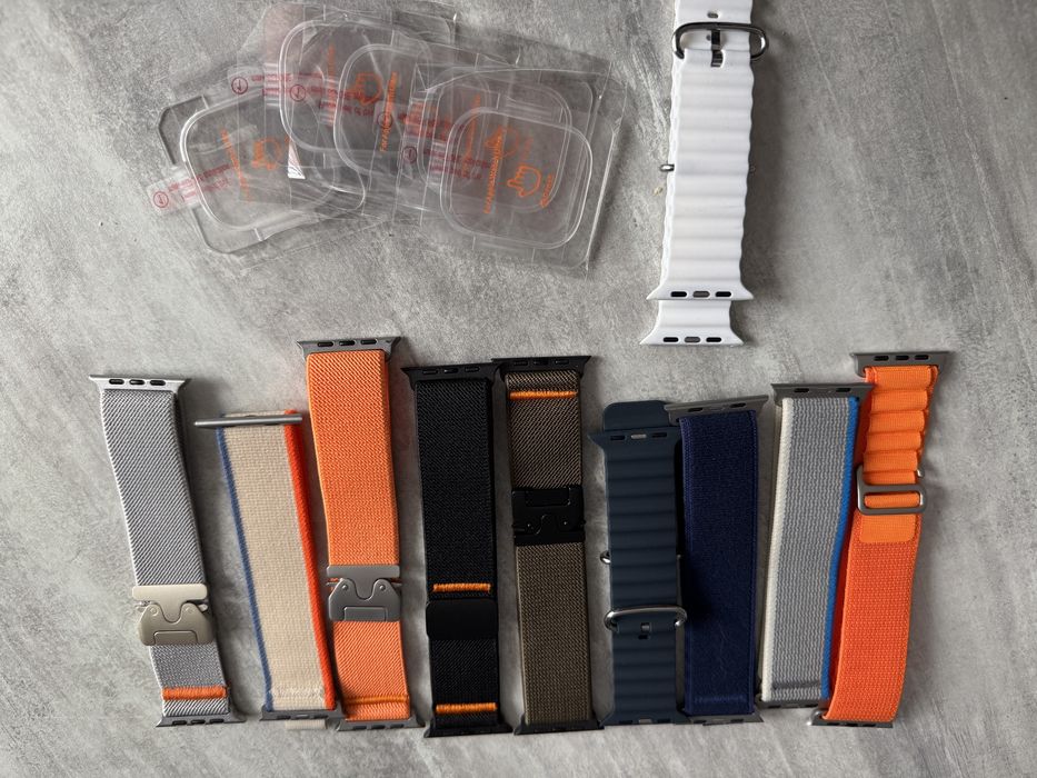 Ремешки ,Браслеты Apple Watch 1/11, Ultra 1.2 42-49mm защитные стекла