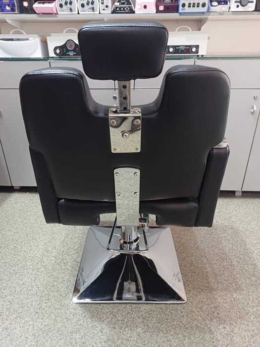 Перукарське крісло HB-A058 чорне (шкірозамінник) на гідравліці