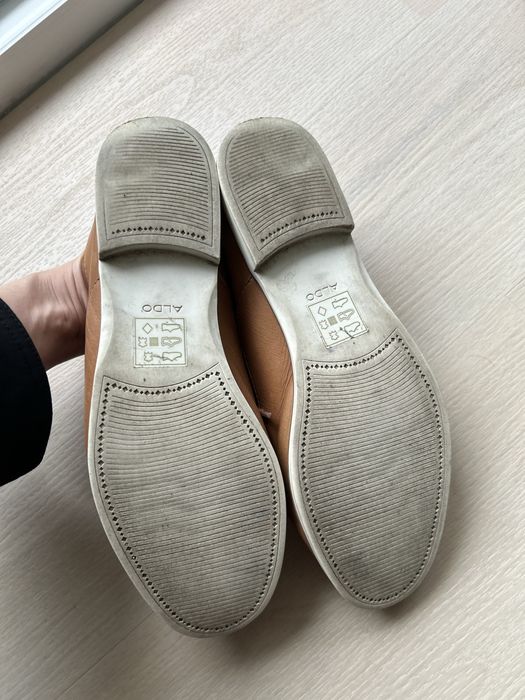 Aldo skórzne buty oksfordki skóra naturalna