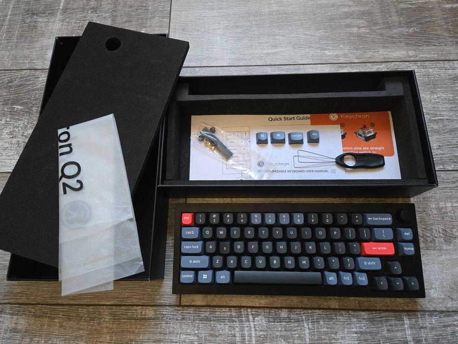 Клавіатура Keychron Q2 Knob version (свічі Gateron G Pro Red)