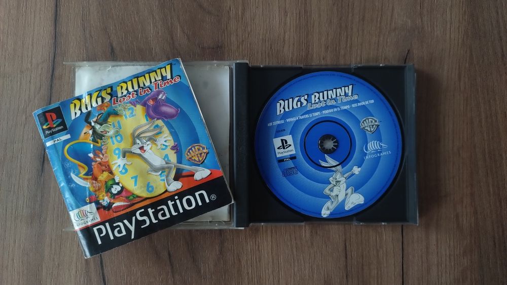 Oryginalna gra na PSX - Bugs Bunny Lost in Time