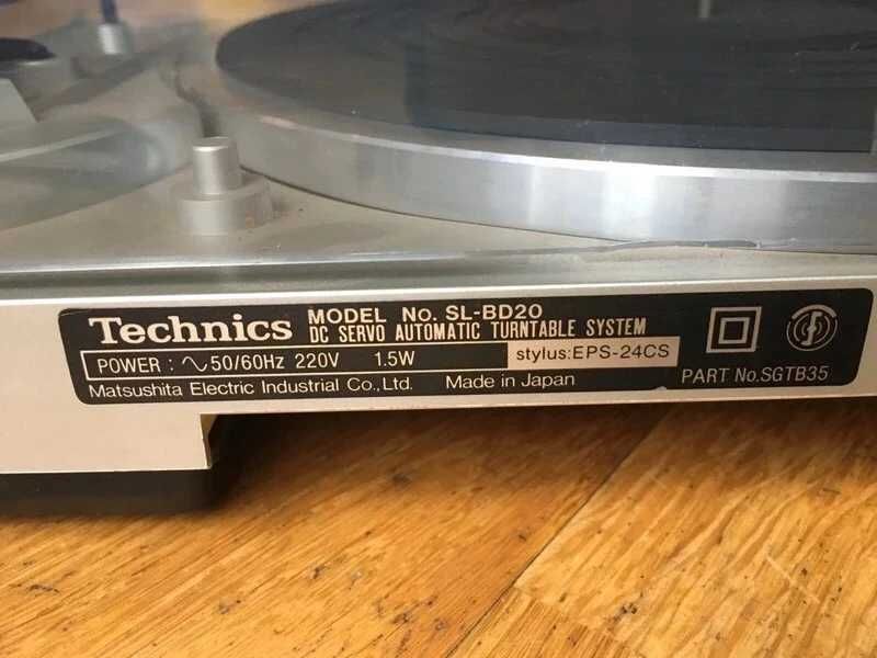 SL-BD20 DC Technics Gramofon / Adapter Servo Automatic b1