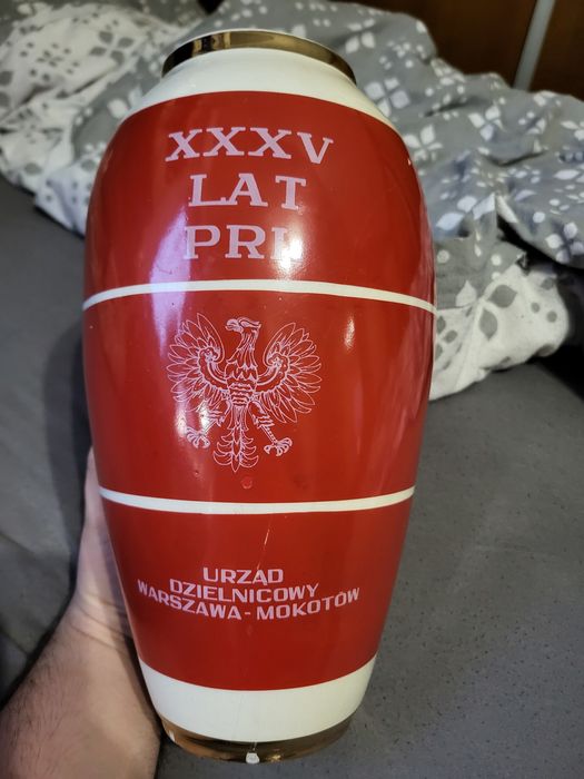 Wazon 35 lat PRL Mokotów Warszawa