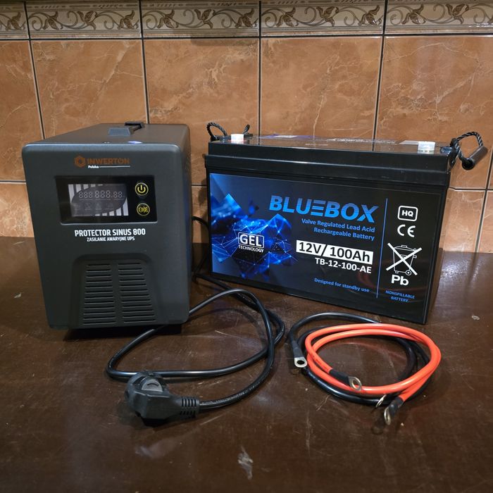 Інвентор Джерело безперебійного живлення , акумулятор 100AH  GEL