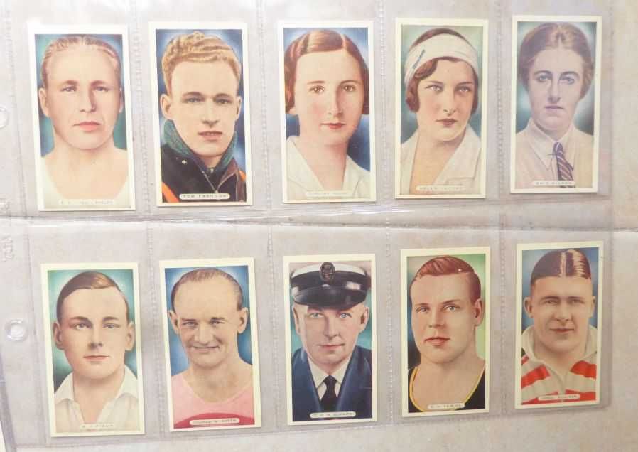 1935 cartões de tabaco - Campeões do Desporto - colecção completa