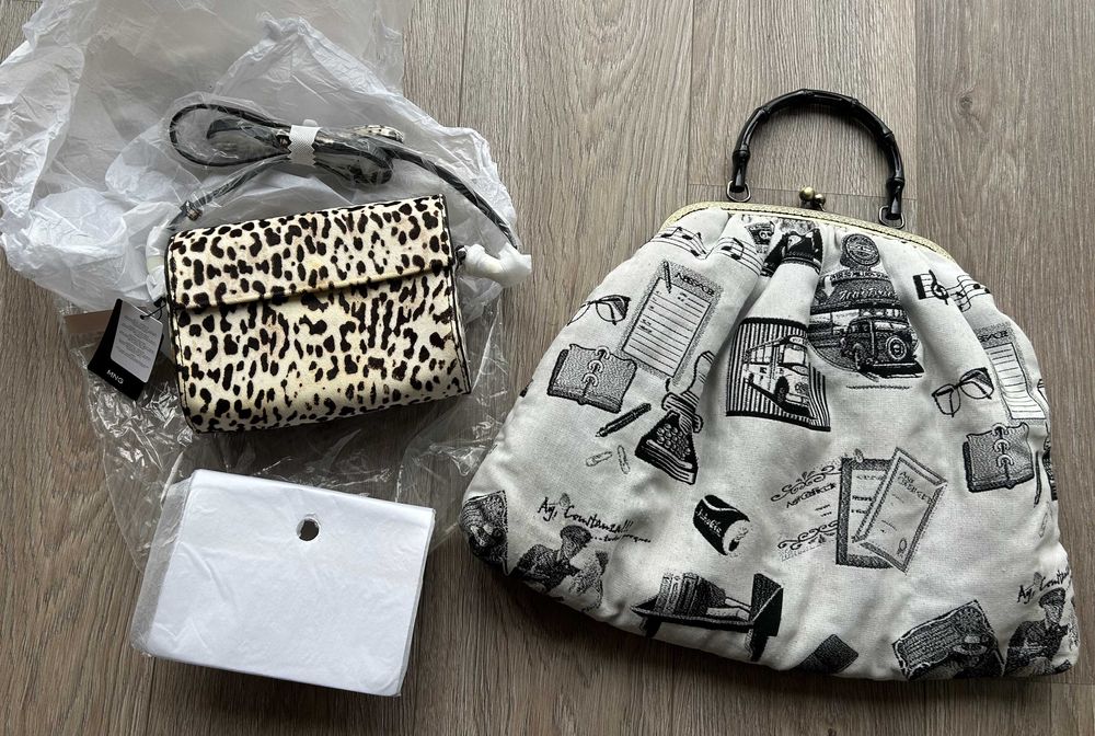 Mala nova em pele Mango oferta de saco