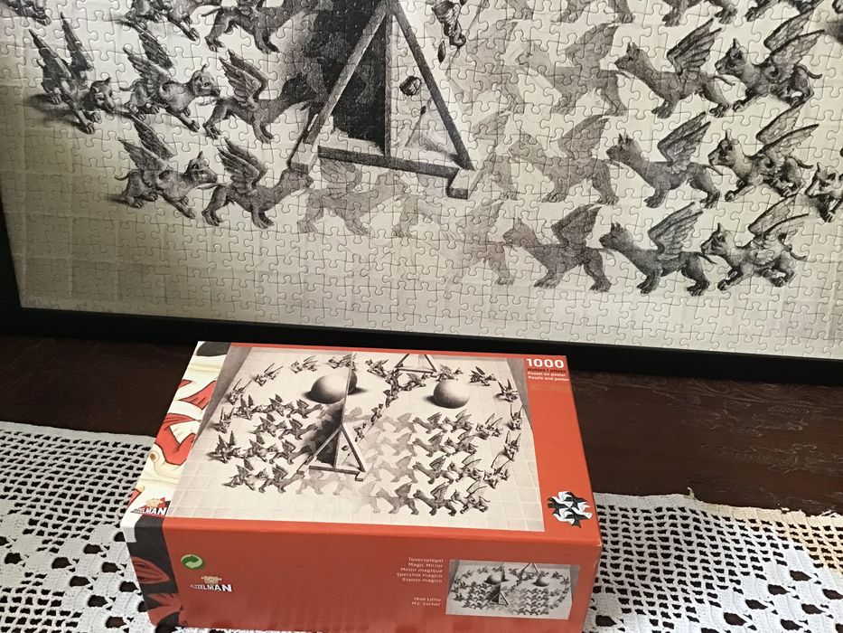 Quadro puzzle do MC Escher
