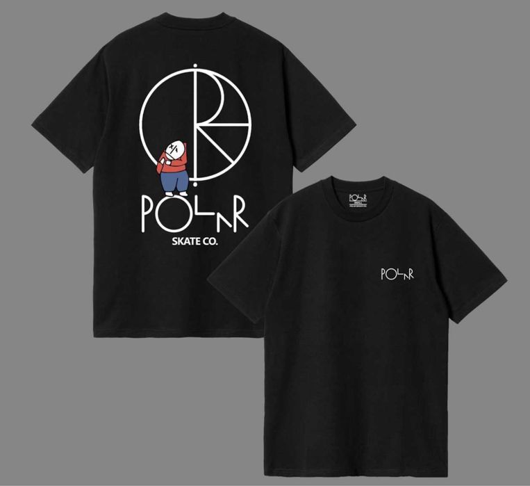 Мужская футболка Polar skate co big boy унисекс черная полар скейт: 499 ...