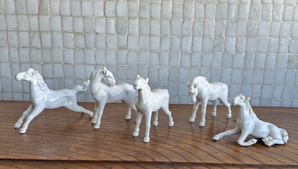 5 Cavalos - Porcelana Branca