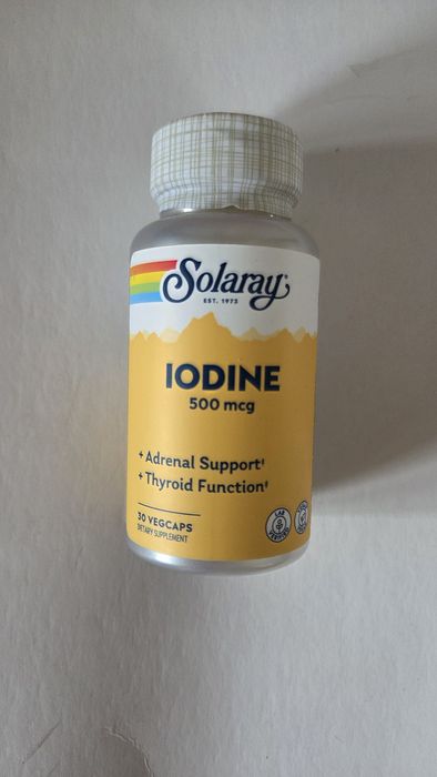 Вітаміни. Йод з йодиду калію. 500 мкг