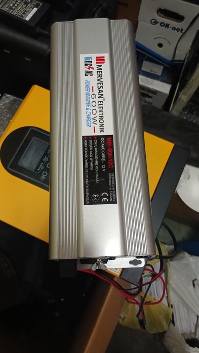 Mervesan инвертор с зарядкой на 600ватт.Зарядное устройство Mervesan