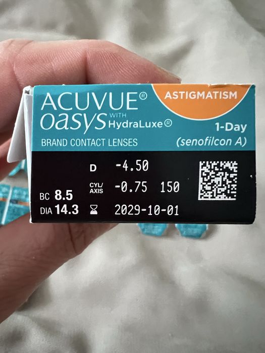 Soczewki kontaktowe Acuvue Hydraclear -4.5