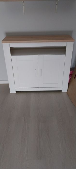 Movel aparador branco/carvalho