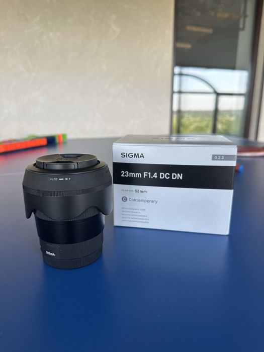 Обʼєктив Sigma 23mm F1.4 DC DN, байонет Sony E (для APS-C)
