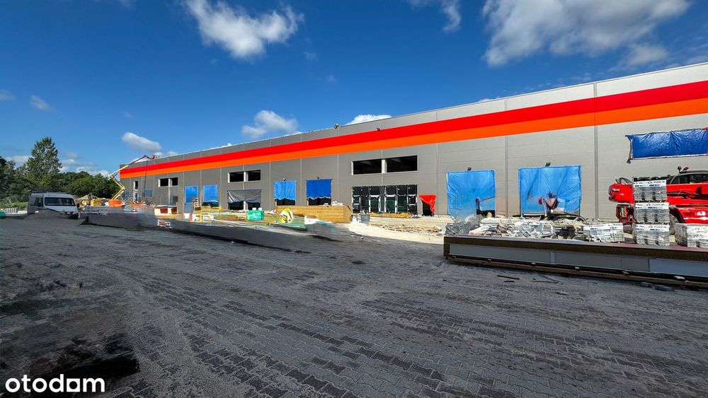 Moduły magazynowe od 250 m2 + biuro 50 m2; doskonały dojazd blisko DTŚ