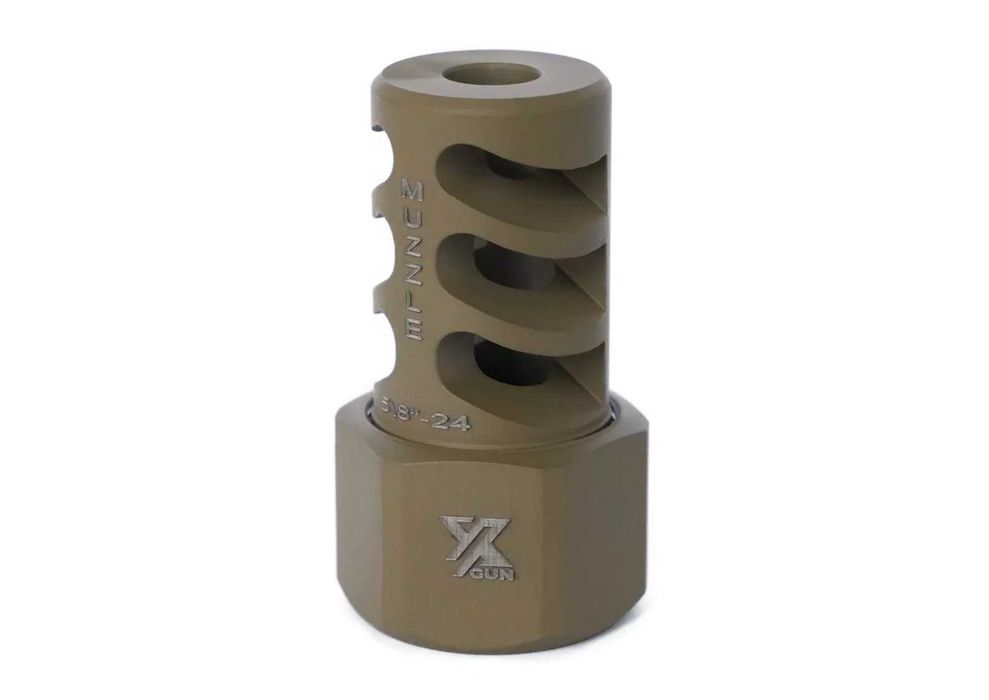 Xgun Muzzle ДТК для AR-10 АК кал. .30 (7.62) різьба 5/8-24 нержавіюча сталь FDE