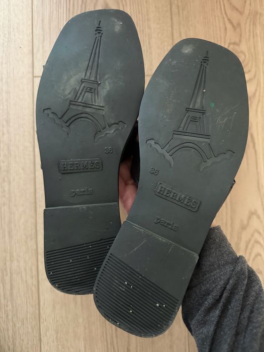 Klapki na wzor hermes