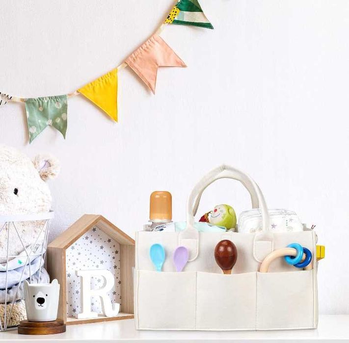 Organizer na pieluchy dla niemowląt składany pojemny praktyczny torba