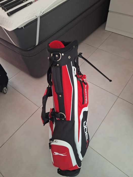 Tacos de golfe e saco