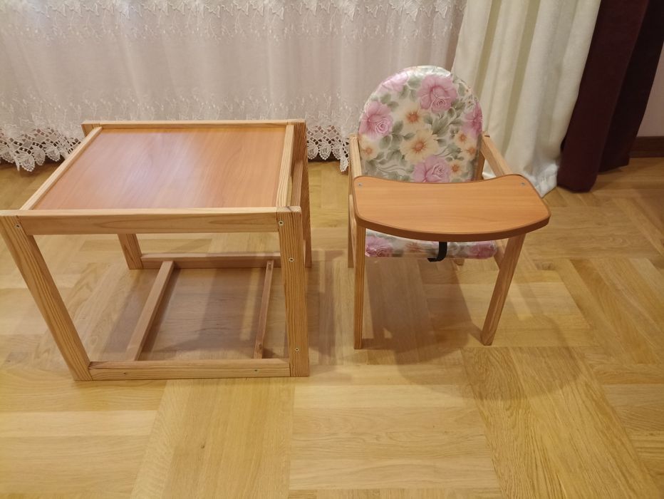 Стільчик для годування дерев'яний