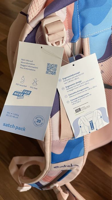 Рюкзак Портфель для дівчики Satch Candy Clouds