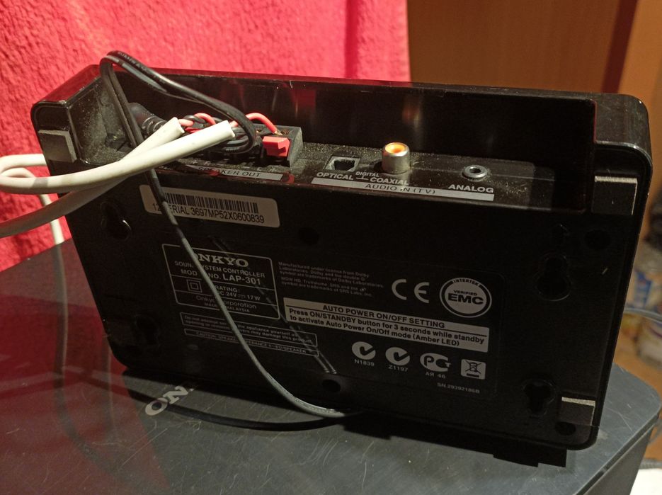 Zestaw, subwoofer aktywny Onkyo SLW-301/LS-3100.Bluethoth.Tanio!