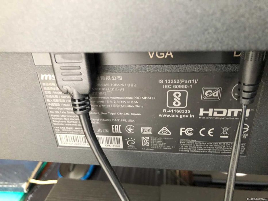 Monitor Msi Pro MP241X