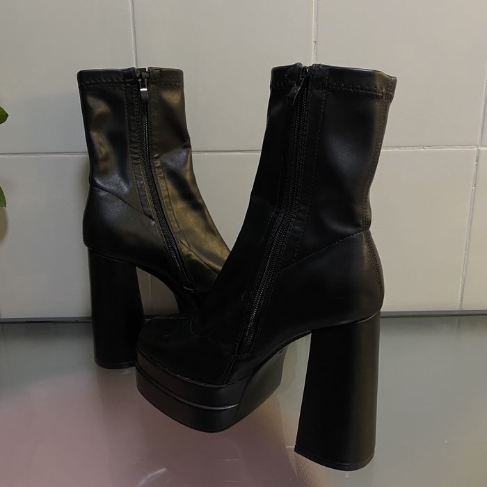 Новые Женские Ботильоны на Платформе Женские Сапоги