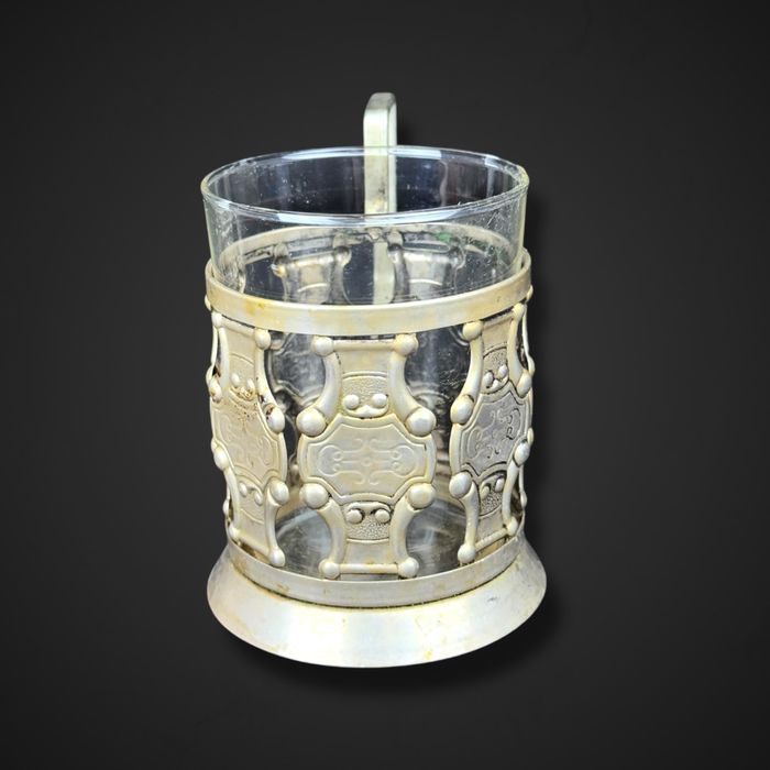 Szklanki z koszyczkami podstakannik Rosja B5/02283