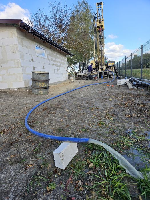 Studnie głębinowe,  odwierty pod pompy ciepła