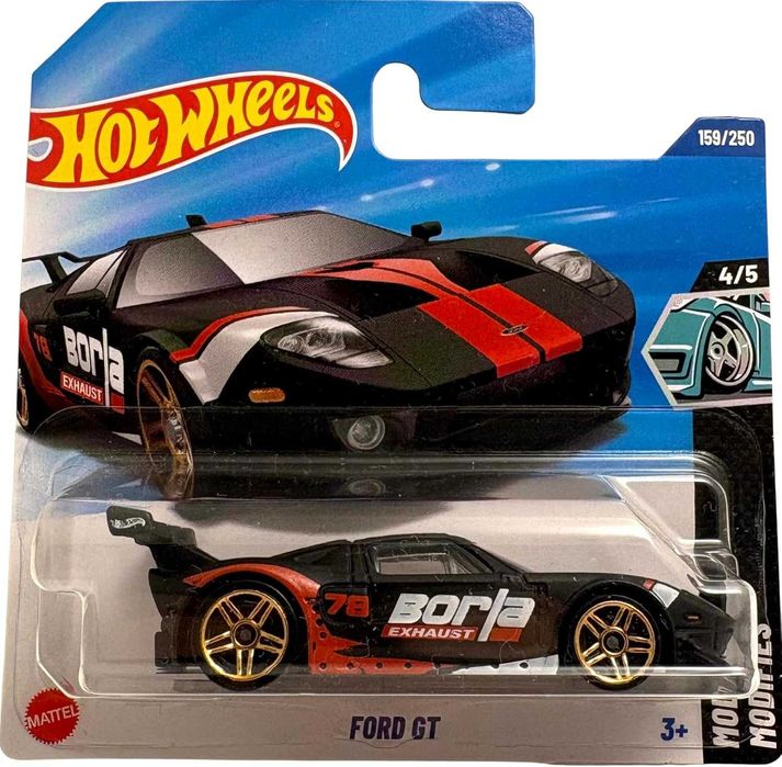Hot Wheels Ford GT Black, New in Blister Pack