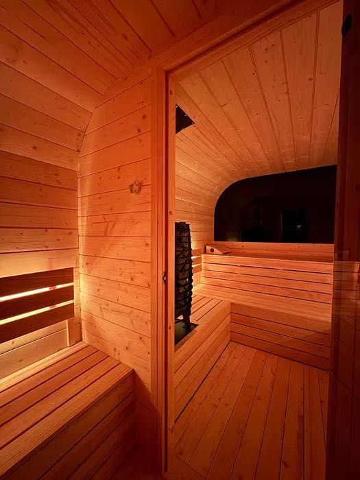 Duża sauna mobilna wynajem LUX 8-10 osób