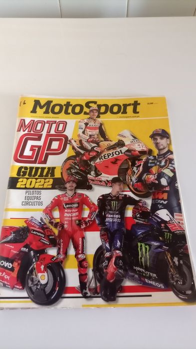 Revistas AutoSport de F1 e moto GP guias 2021 e 22