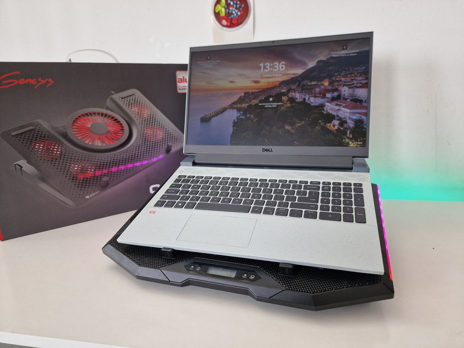 Zadbany gamingowy Dell RTX 3050 ryzen 5 3.30 Hz- laptop do gier gwaran