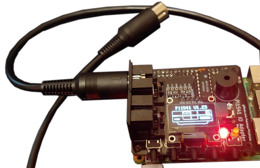 Pi1541 emulator stacji dyskietek C64 + kabel data