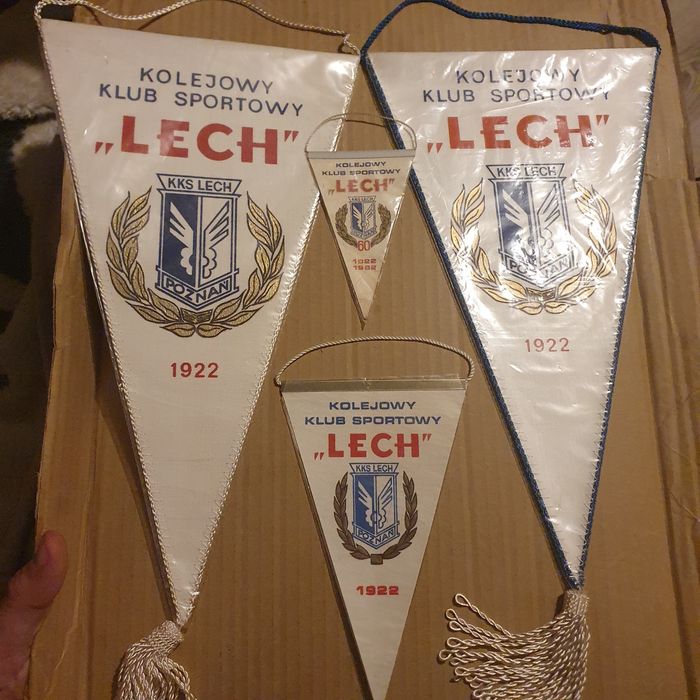 Zestaw proporczyków Lech Poznań