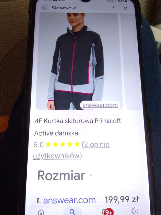 Kurtka i spodnie skiturowa 4f
