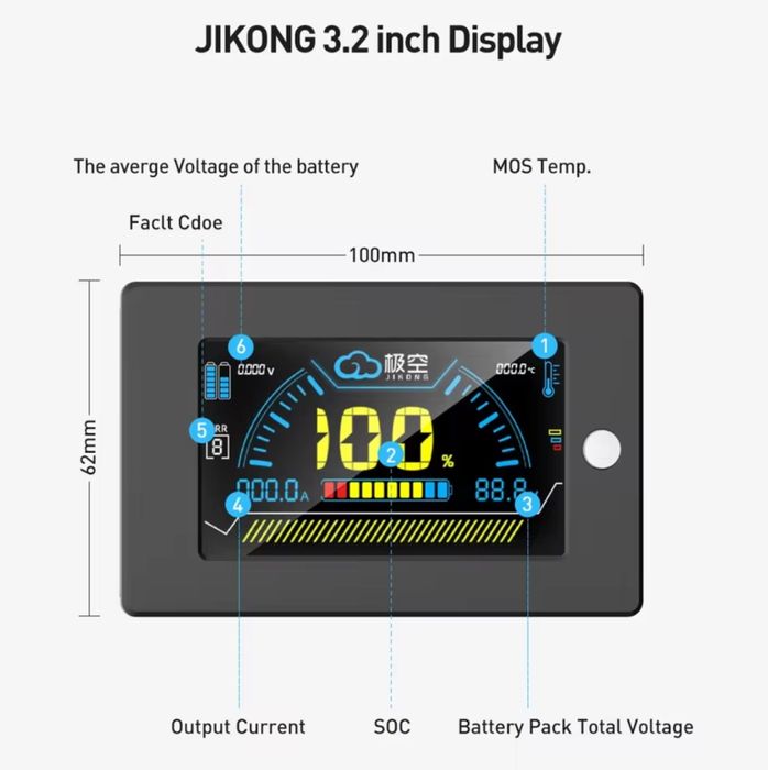Дісплей 3.2 з кнопкою