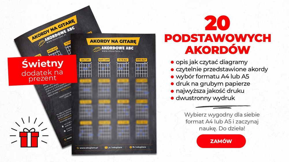 AKORDY na GITARĘ. Szybki skrót akordów