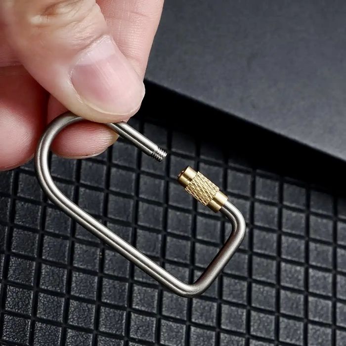 EDC ‼️ карабін/брелок з титану — 3 вида!