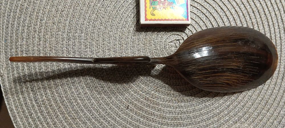 декоративная ложка из рога в азиатском стиле