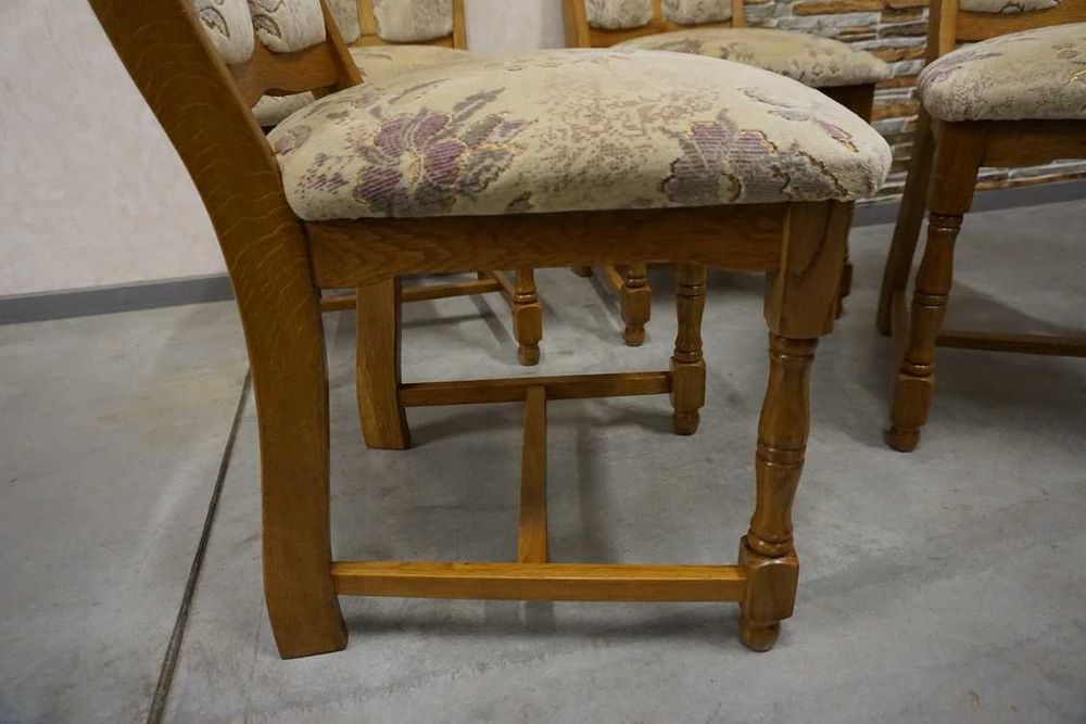 Krzesła Dębowe Komplet 4 sztuki Mega Wygodne     L-204