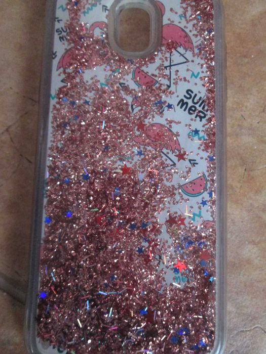 Centro de mesa em linho e capa para telemoveis j5 e j3