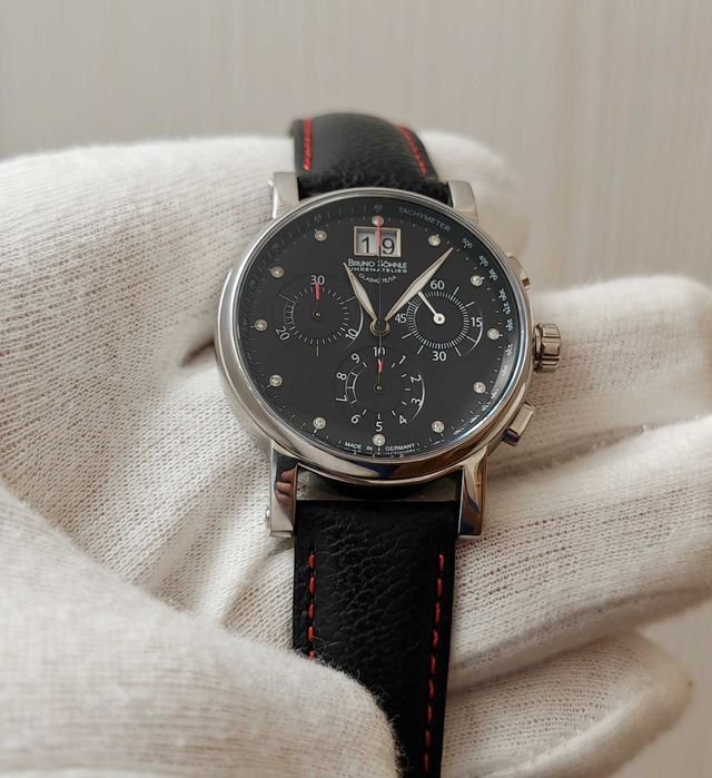 Жіночий годинник Bruno Sohnle Armida 17.13115 Diamond Chronograph 36mm