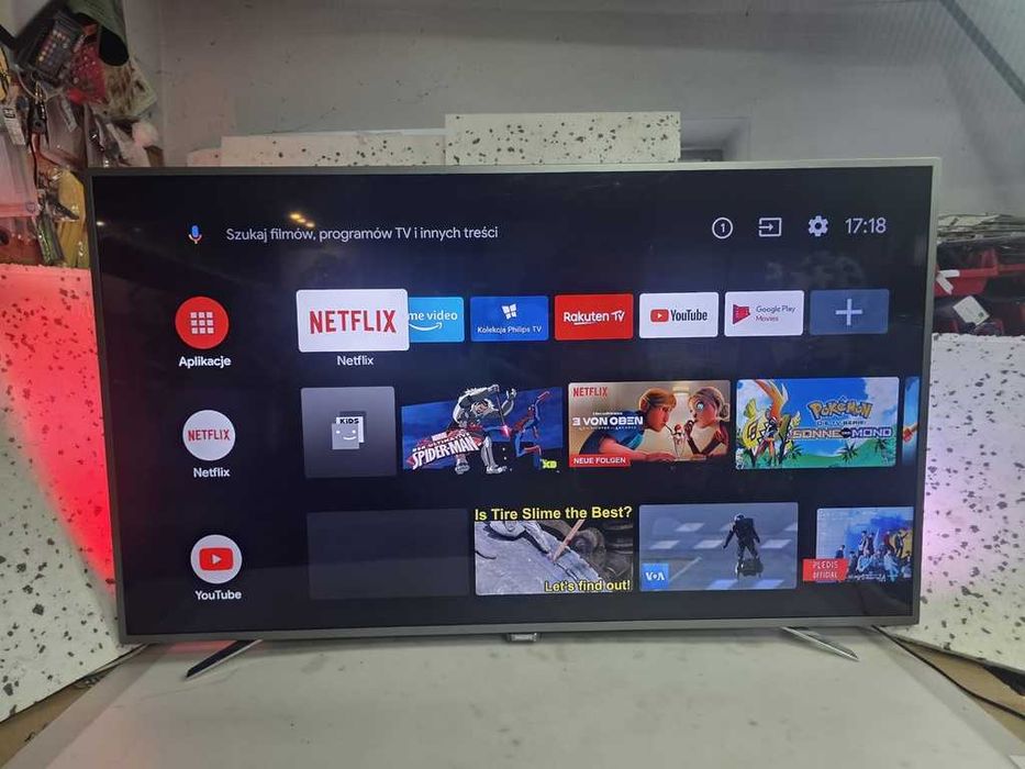 TV LED PHILIPS 55 cali - 4k uhd - ambiliht Android