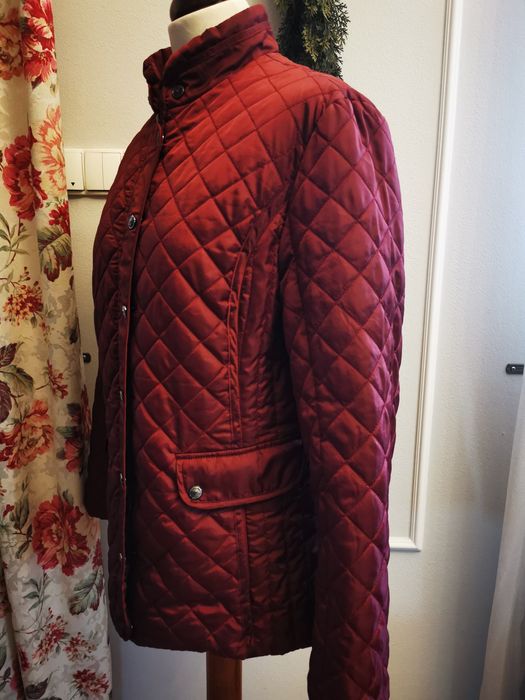 Kurtka pikowana, bordowa