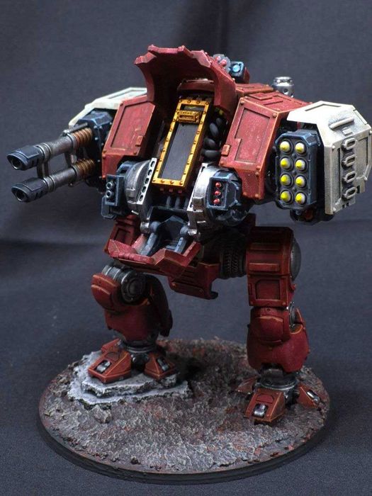 Ballistus Dreadnought Warhammer 40k (фотополімерний 3д друк, фарбування)