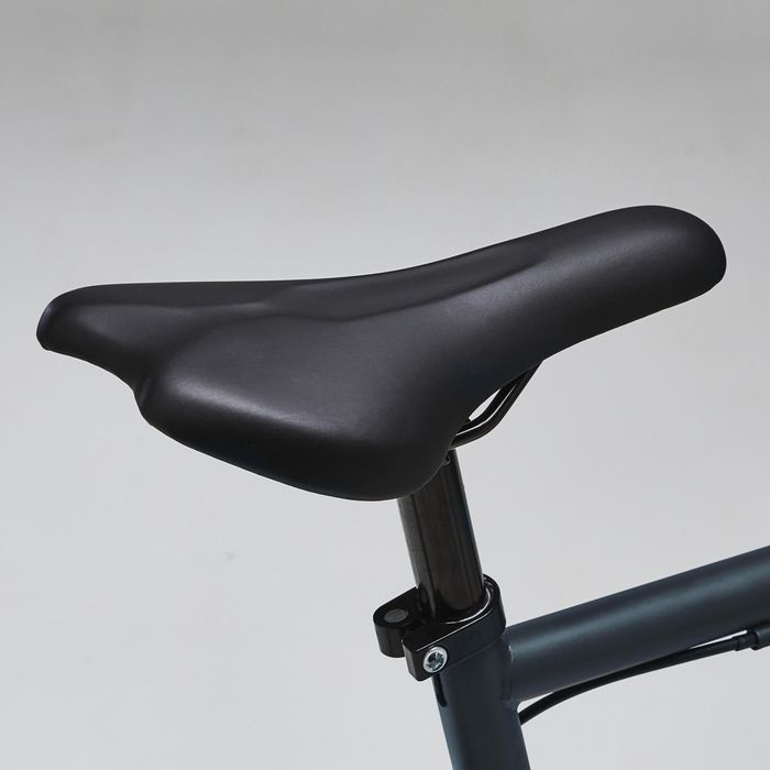 Bicicleta de cidade Single Speed 500 cinzento carbono
