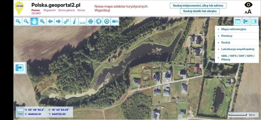 Atrakcyjna duża działka budowlana Turowo